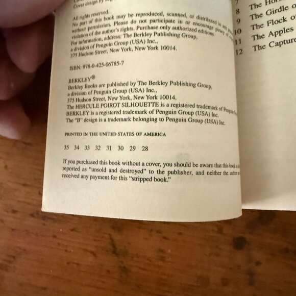 Agatha Christie Hercule Poirot Mystery Paperback Book Collection Lot of 6 - Picture 4 of 14